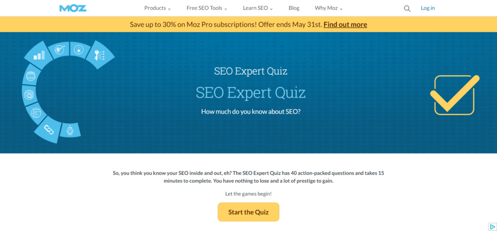 Moz's SEO Expert Quiz