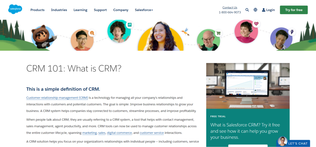 Product Service Pillar Page Example